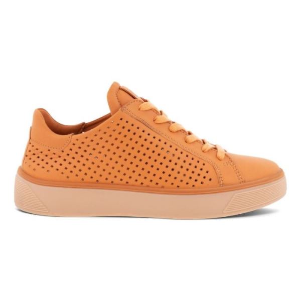 ECCO SHOES -STREET TRAY W LACED SHOES-SANDSTONE