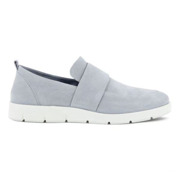 ECCO SHOES -BELLA WOMEN'S SLIP-ON SHOE-SILVER GREY