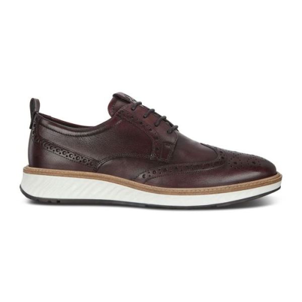 ECCO SHOES -ST.1 HYBRID MEN'S BROGUE-SYRAH