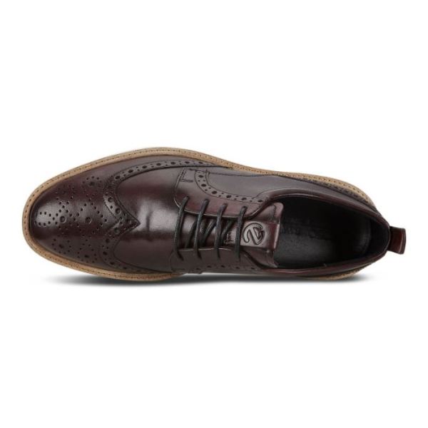 ECCO SHOES -ST.1 HYBRID MEN'S BROGUE-SYRAH