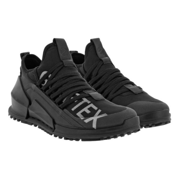 ECCO SHOES -BIOM 2.0 MEN'S GORE-TEX SNEAKER-BLACK/BLACK