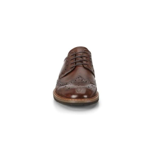 ECCO SHOES -VITRUS I WING TIP TIE-NATURE