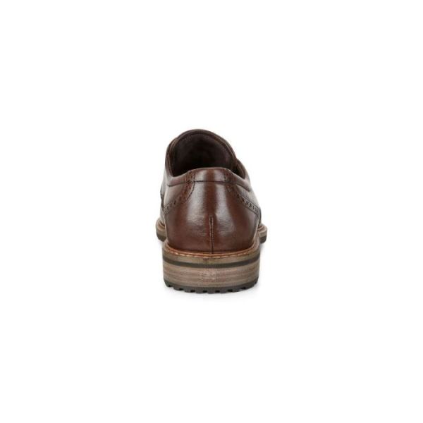 ECCO SHOES -VITRUS I WING TIP TIE-NATURE