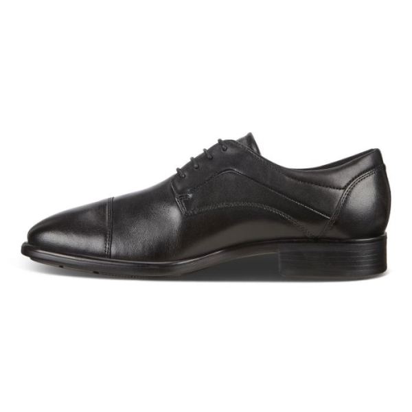 ECCO SHOES -CITYTRAY MEN'S CAP TOE-BLACK