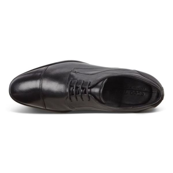 ECCO SHOES -CITYTRAY MEN'S CAP TOE-BLACK