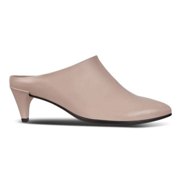 ECCO SHOES -SHAPE 45 WOMEN'S POINTY SLEEK MULES-ROSE DUST