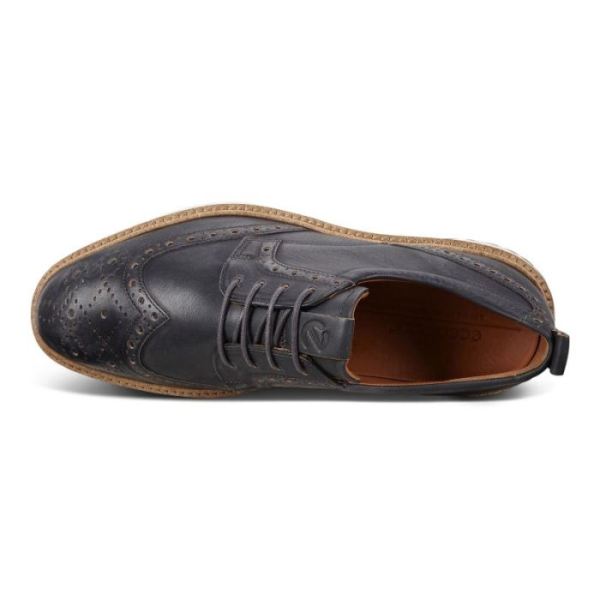 ECCO SHOES -ST.1 HYBRID MEN'S BROGUE-MAGNET
