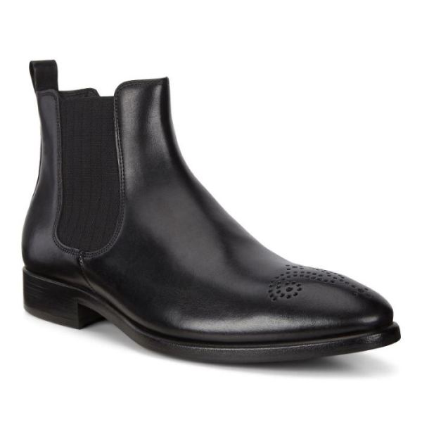 ECCO SHOES -VITRUS MONDIAL CHELSEA MEN'S BOOT-BLACK