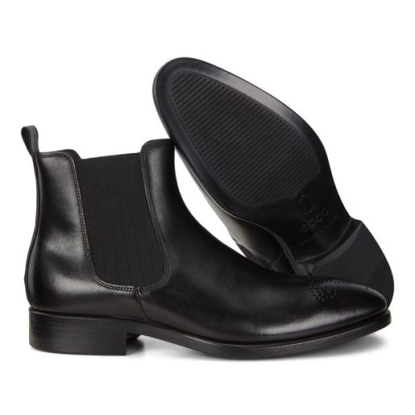 ECCO SHOES -VITRUS MONDIAL CHELSEA MEN'S BOOT-BLACK