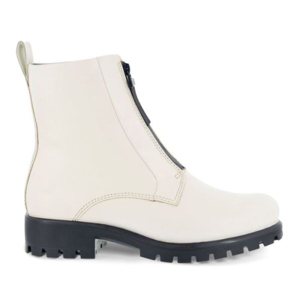 ECCO SHOES -MODTRAY WOMEN'S FRONT-ZIP MID-CUT BOOT-LIMESTONE