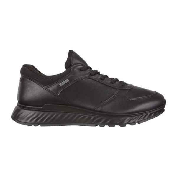 ECCO SHOES -EXOSTRIDE MEN'S LOW GTX SNEAKER-BLACK