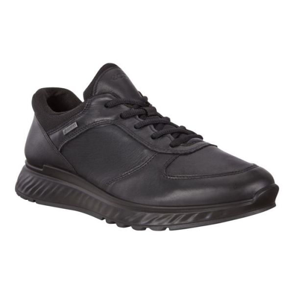 ECCO SHOES -EXOSTRIDE MEN'S LOW GTX SNEAKER-BLACK