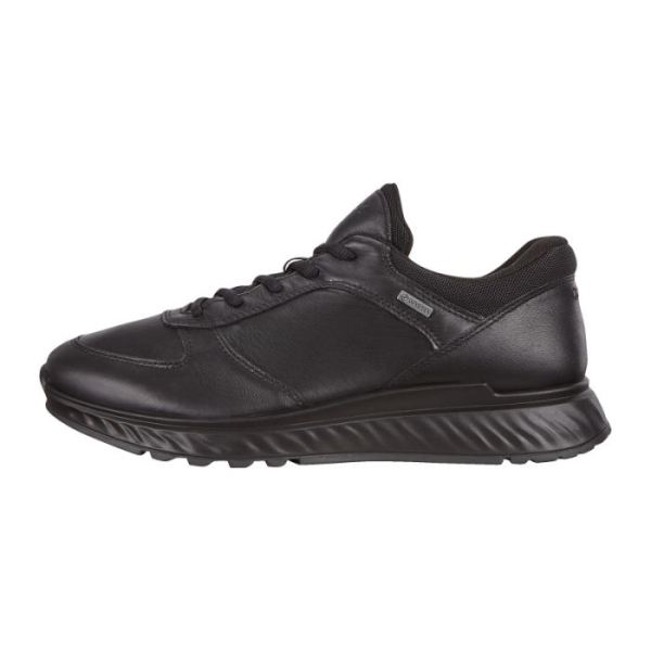 ECCO SHOES -EXOSTRIDE MEN'S LOW GTX SNEAKER-BLACK