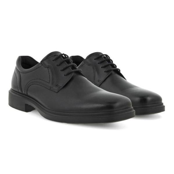ECCO SHOES -HELSINKI 2.0 MEN'S PLAIN TOE TIE-BLACK