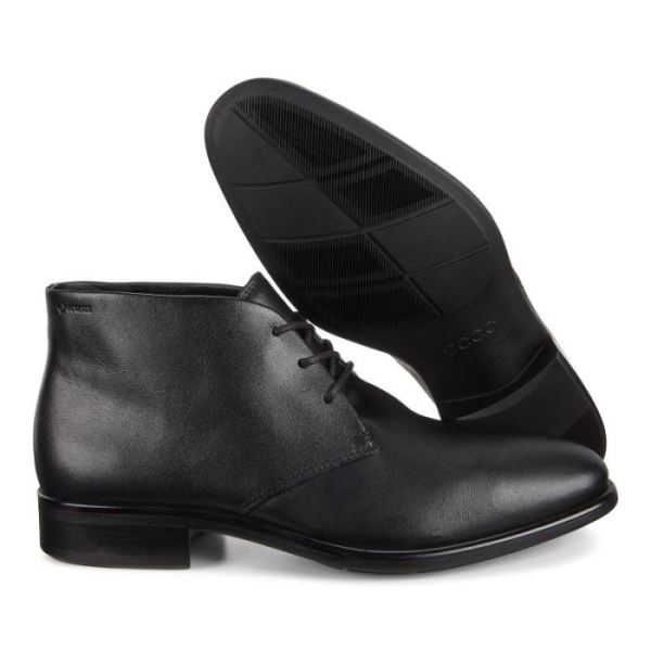 ECCO SHOES -CITYTRAY MEN'S ANKLE BOOT-BLACK