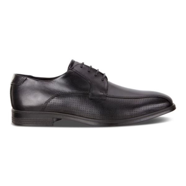ECCO SHOES -MELBOURNE SHOE-BLACK