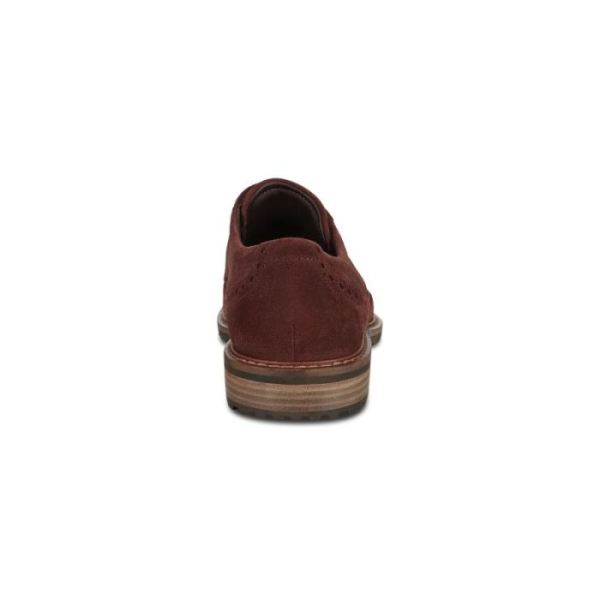 ECCO SHOES -VITRUS I WING TIP TIE-CHOCOLAT