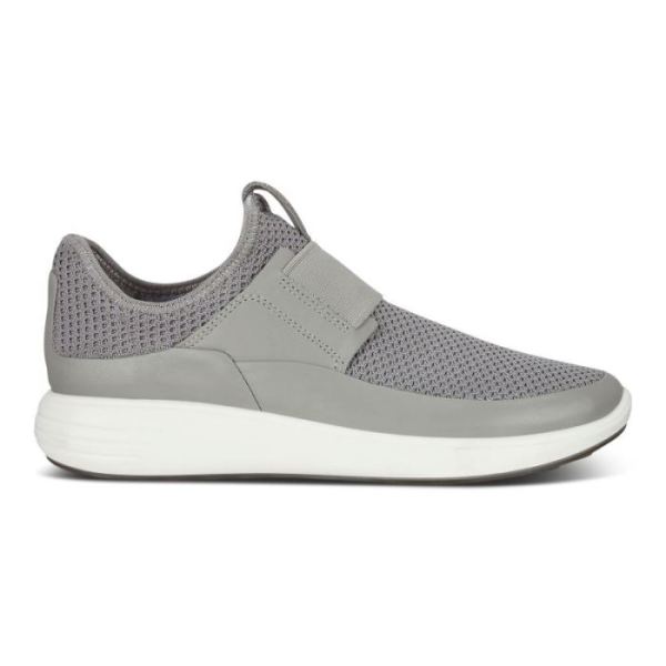 ECCO SHOES -SOFT 7 RUNNER WOMEN'S SLIP-ON SHOES-WILD DOVE/WILD DOVECONCRETE