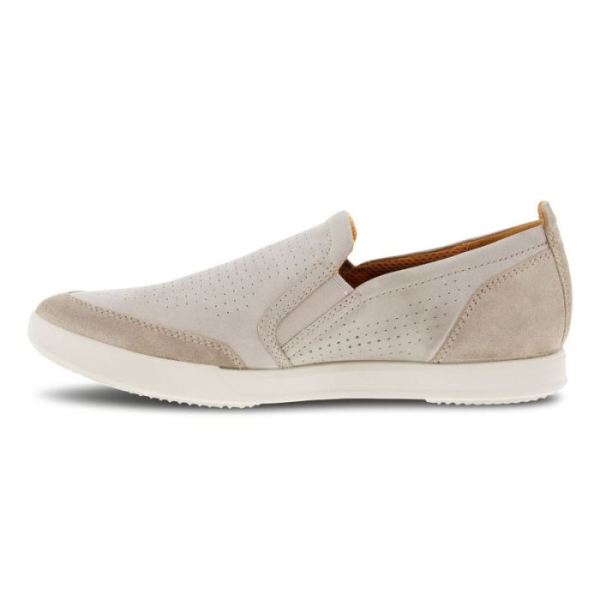 ECCO SHOES -COLLIN 2.0 MEN'S RETRO SLIP-ON-MOON ROCK/MOON ROCK