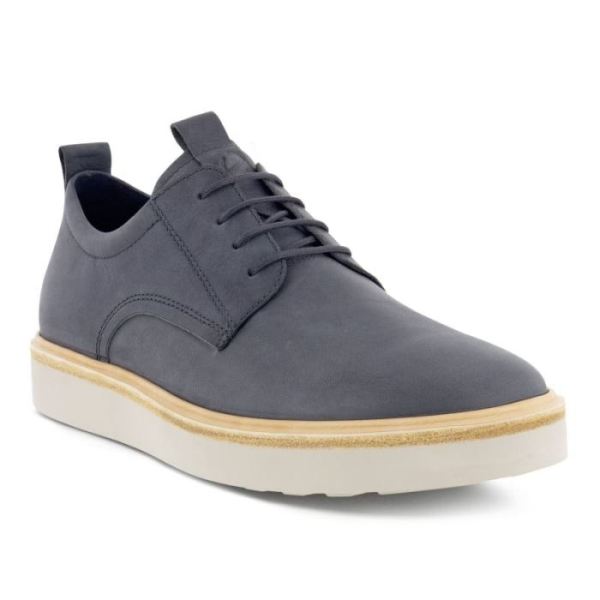 ECCO SHOES -TECHWELT MEN'S OXFORD-MOONLESS