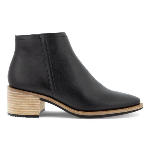 ECCO SHOES -SHAPE 35 SARTORELLE WOMEN'S ANKLE BOOT LOW-BLACK