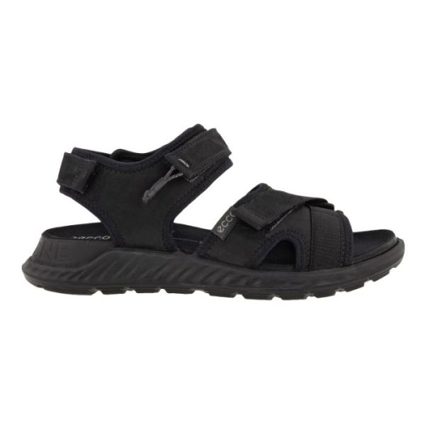 ECCO SHOES -EXOWRAP WOMEN'S 3STRAP-BLACK/BLACK