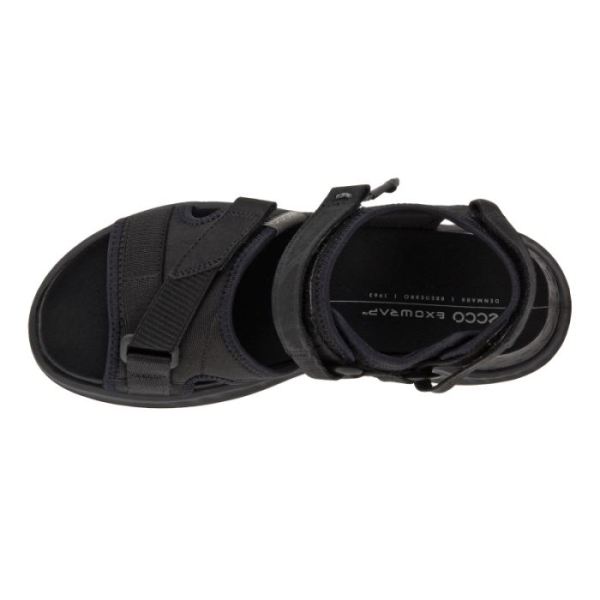 ECCO SHOES -EXOWRAP WOMEN'S 3STRAP-BLACK/BLACK