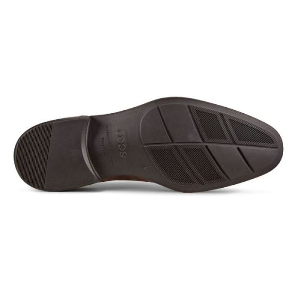 ECCO SHOES -CITYTRAY MEN'S CAP TOE-DARK CLAY