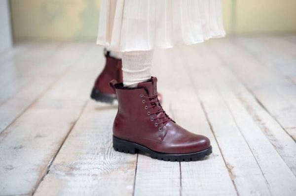 ECCO SHOES -MODTRAY WOMEN'S LACE BOOT-ANDORRA