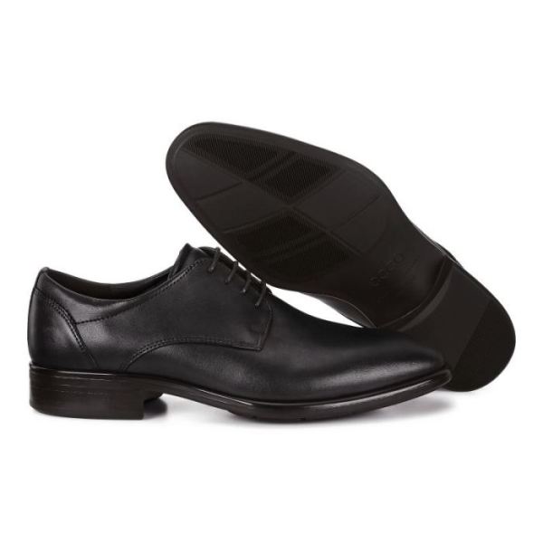 ECCO SHOES -CITYTRAY MEN'S PLAIN TOE-BLACK