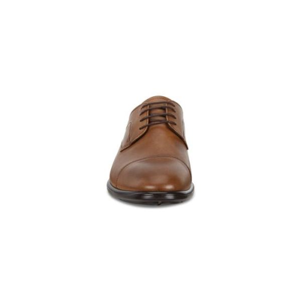 ECCO SHOES -CITYTRAY MEN'S CAP TOE-AMBER