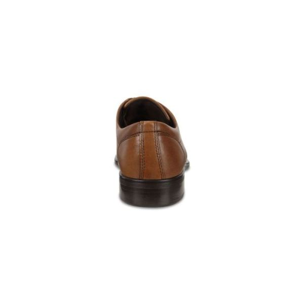 ECCO SHOES -CITYTRAY MEN'S CAP TOE-AMBER