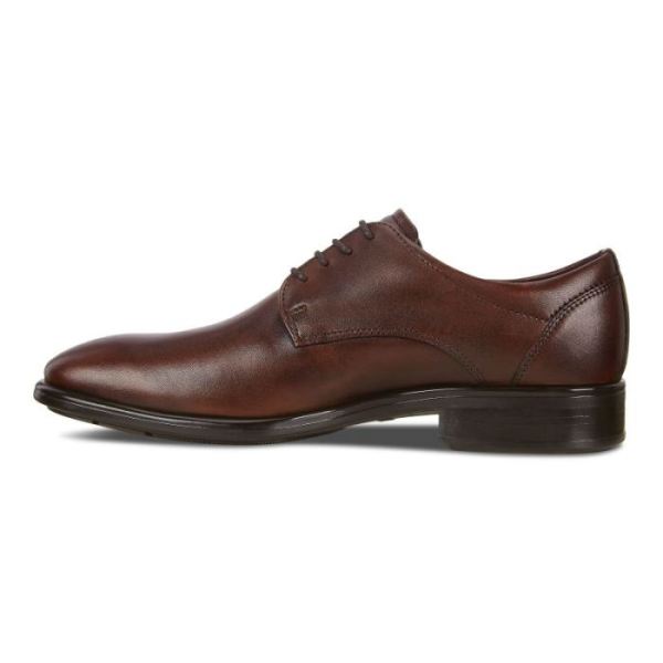 ECCO SHOES -CITYTRAY MEN'S PLAIN TOE-COGNAC