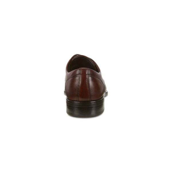 ECCO SHOES -CITYTRAY MEN'S PLAIN TOE-COGNAC
