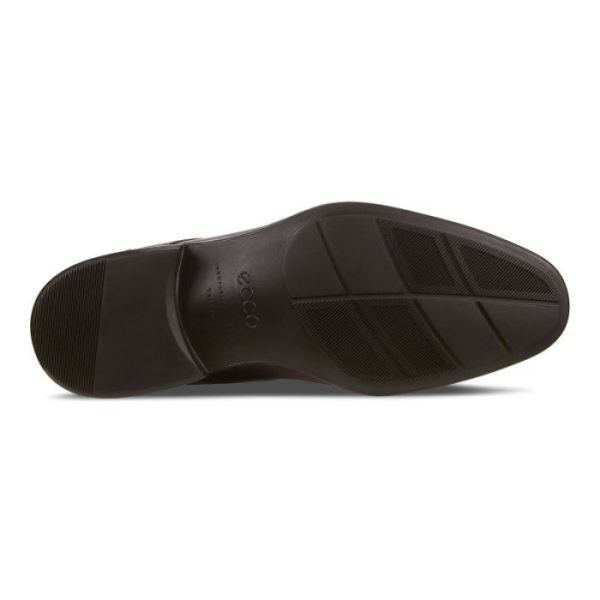 ECCO SHOES -CITYTRAY MEN'S PLAIN TOE-COGNAC