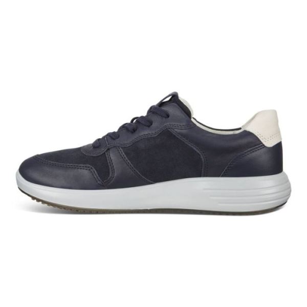 ECCO SHOES -SOFT 7 RUNNER MEN'S SNEAKERS-NIGHT SKY/NAVY/SHADOW WHITE