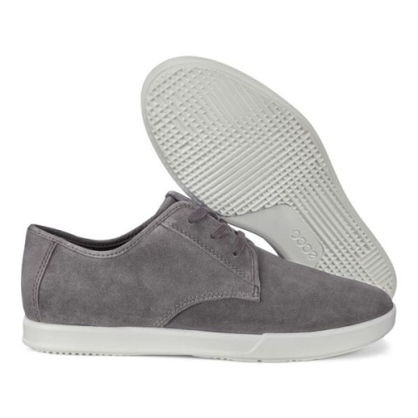 ECCO SHOES -COLLIN 2.0 LACE-UP SHOES-TITANIUM/TITANIUM