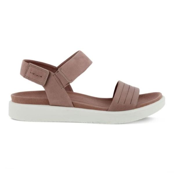 ECCO SHOES -FLOWT WOMEN'S FLAT SANDAL-WOODROSE/WOODROSE