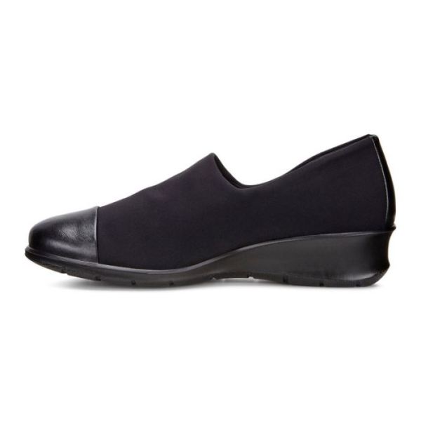 ECCO SHOES -FELICIA GTX SLIP ON-BLACK/BLACK