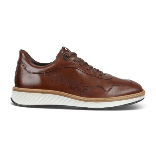ECCO SHOES -ST.1 HYBRID MEN'S SHOES-COGNAC