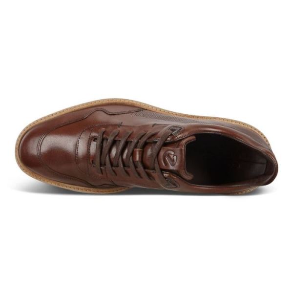 ECCO SHOES -ST.1 HYBRID MEN'S SHOES-COGNAC