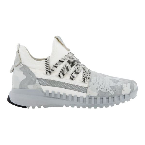 ECCO SHOES -ZIPFLEX WOMEN'S LOW CUT BOOT-WHITE