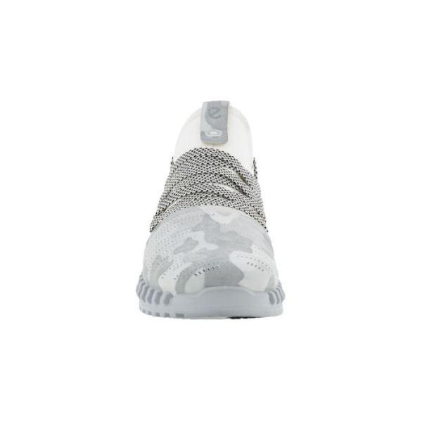 ECCO SHOES -ZIPFLEX WOMEN'S LOW CUT BOOT-WHITE