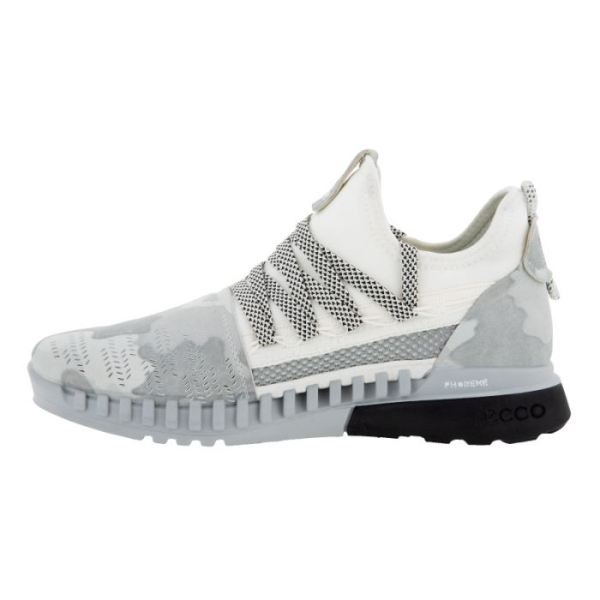 ECCO SHOES -ZIPFLEX WOMEN'S LOW CUT BOOT-WHITE