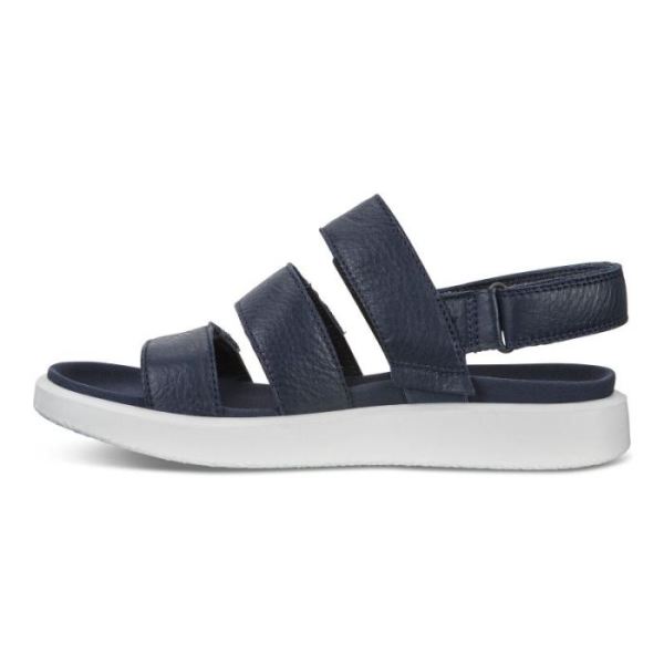 ECCO SHOES -FLOWT WOMEN'S FLAT SANDAL-MARINE
