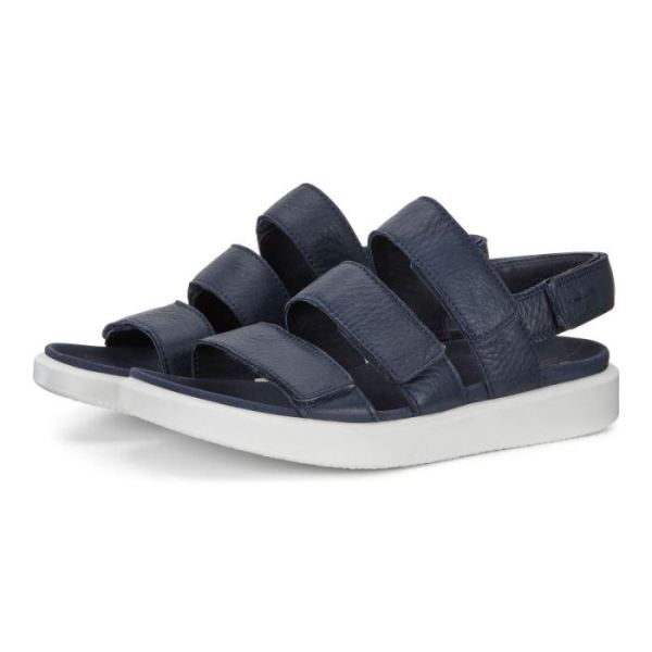 ECCO SHOES -FLOWT WOMEN'S FLAT SANDAL-MARINE