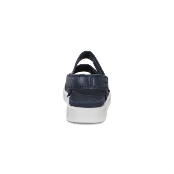 ECCO SHOES -FLOWT WOMEN'S FLAT SANDAL-MARINE