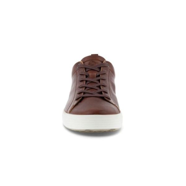 ECCO SHOES -SOFT 7 MEN'S CRAZE SNEAKER-WHISKY/CASHMERE