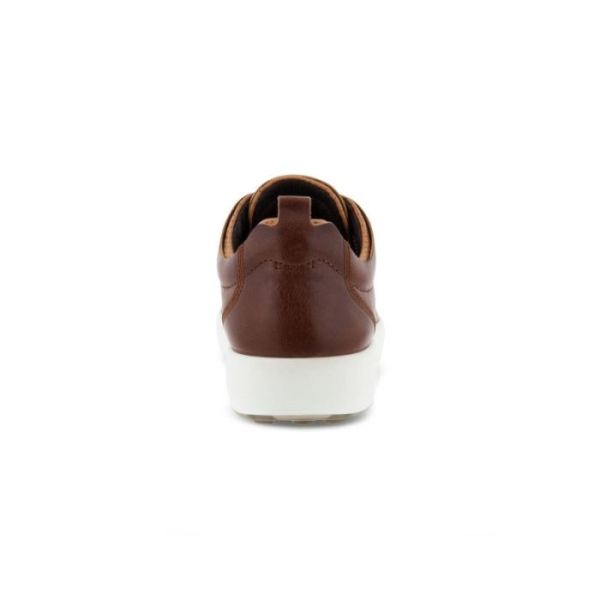 ECCO SHOES -SOFT 7 MEN'S CRAZE SNEAKER-WHISKY/CASHMERE