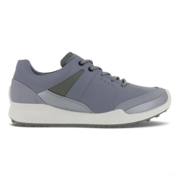 ECCO SHOES -WOMEN'S GOLF BIOM HYBRID SHOE-SILVER GREY/SILVER METALLIC